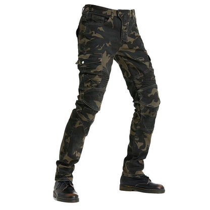 Outdoor Motorcycle Stretch Camouflage Motorcycle Jeans