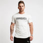 Sport T Shirt Men Cotton O-Neck Gym Training T shirt men Elastic tight Running T shirt Sport Bodybuilding Fitness shirt