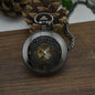 Round flip pocket watch