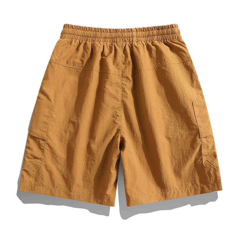 Men's Summer Thin Ice Silk Quick-drying Loose Shorts