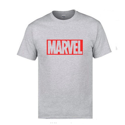 Marvel Printed T Shirt Men's Tops Tees Top Quality Cotton Casual Men Tshirt Marvel T-Shirts Man