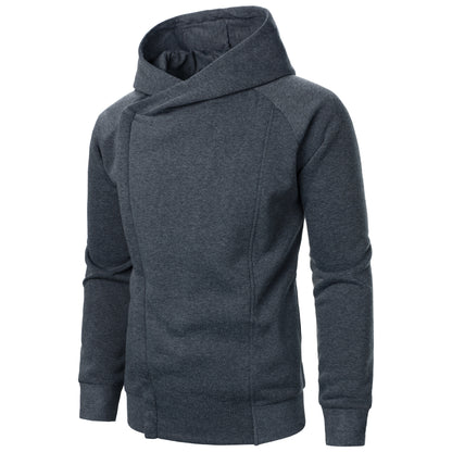 Men's Side Zipper Hooded Sweater