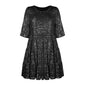 Girl Dress Sequins Glitter Pleated Skirt Women's Skirt