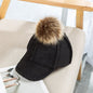 Suede parent-child baseball cap