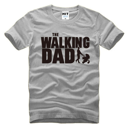 The Walking Dad Fathers Day Gift Men's Funny T-Shirt T Shirt Men Short Sleeve