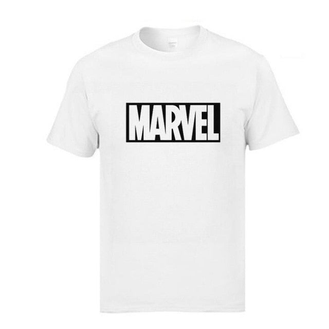 Marvel Printed T Shirt Men's Tops Tees Top Quality Cotton Casual Men Tshirt Marvel T-Shirts Man