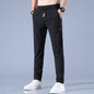 Ice Silk Pants Men'S Summer Thin Casual Pants Loose Straight Breathable