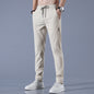 Ice Silk Pants Men'S Summer Thin Casual Pants Loose Straight Breathable