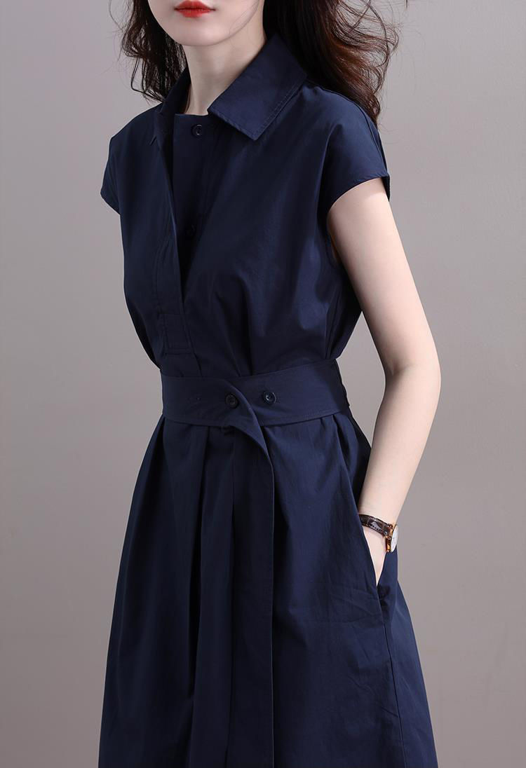 Women's New Waist Trimming Fashion Temperament Dress