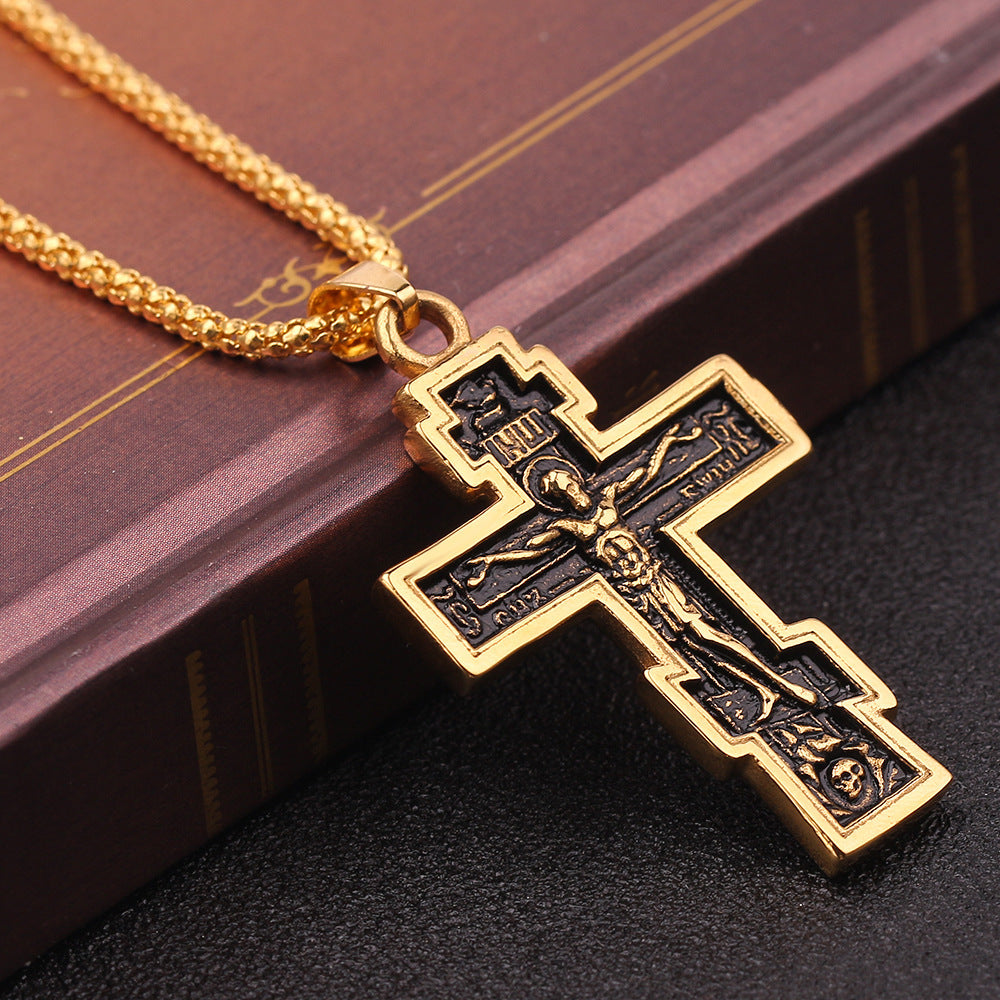 Cross Jesus Pendant Necklace