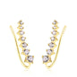 Simple Fashion Color Zircon Ear Hanging