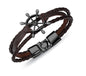 Alloy Leather Charm Bracelets