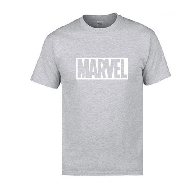 Marvel Printed T Shirt Men's Tops Tees Top Quality Cotton Casual Men Tshirt Marvel T-Shirts Man