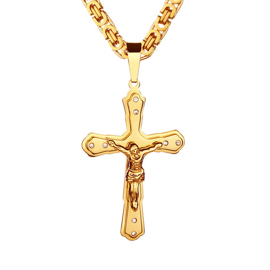 Jesus golden cross