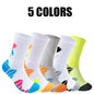 For Men Compression Running Socks Athletic Socks  With Cushion Basketball Sport Socks Anti-odor And Anti-slip For Running Fitness Hiking And Cycling