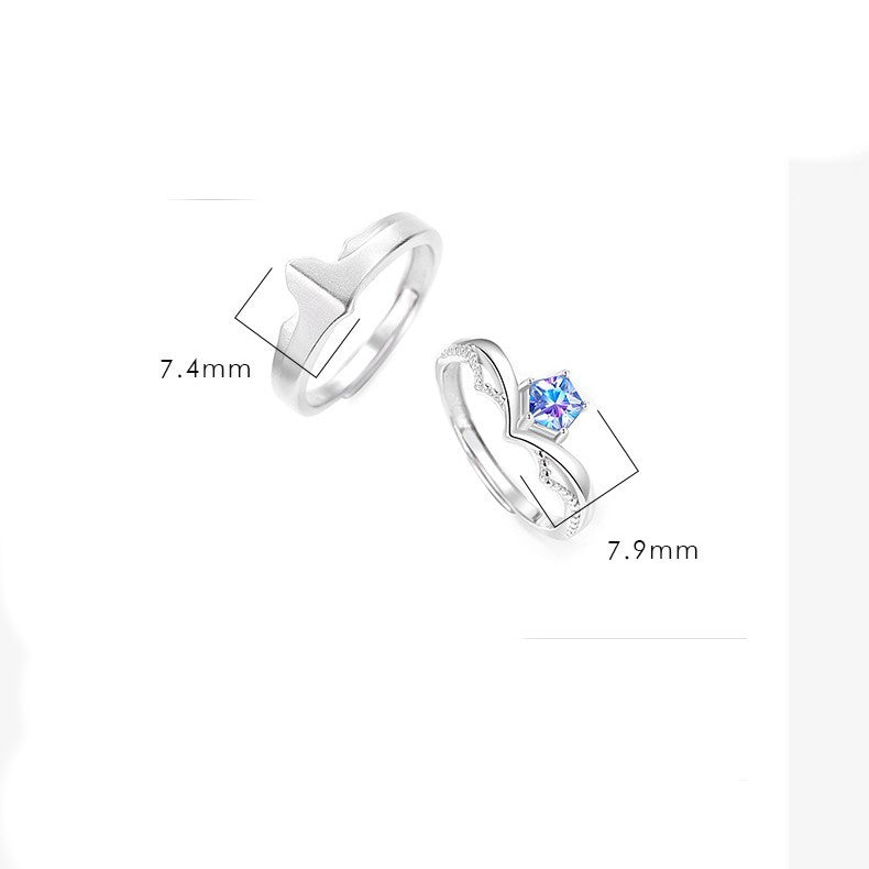 Original Princess And Knight Couple Rings