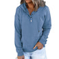 Women's Long-sleeved Coat Loose Casual Hooded Sweater