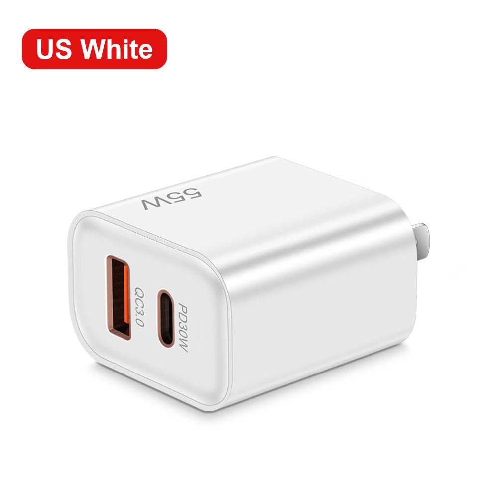 55W supports super fast charging and is fully compatible with USB+PD fast charging for mobile phone charging