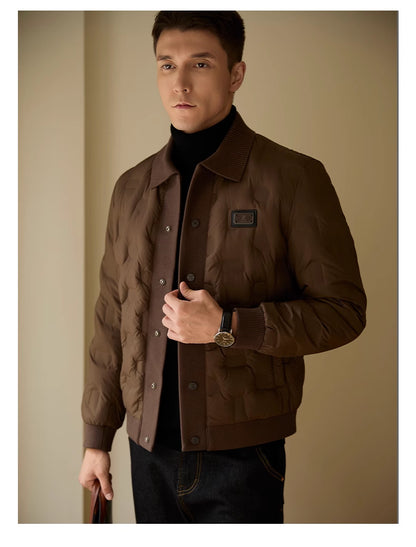 Men's Casual Fashion Thickened Warm Short Coat