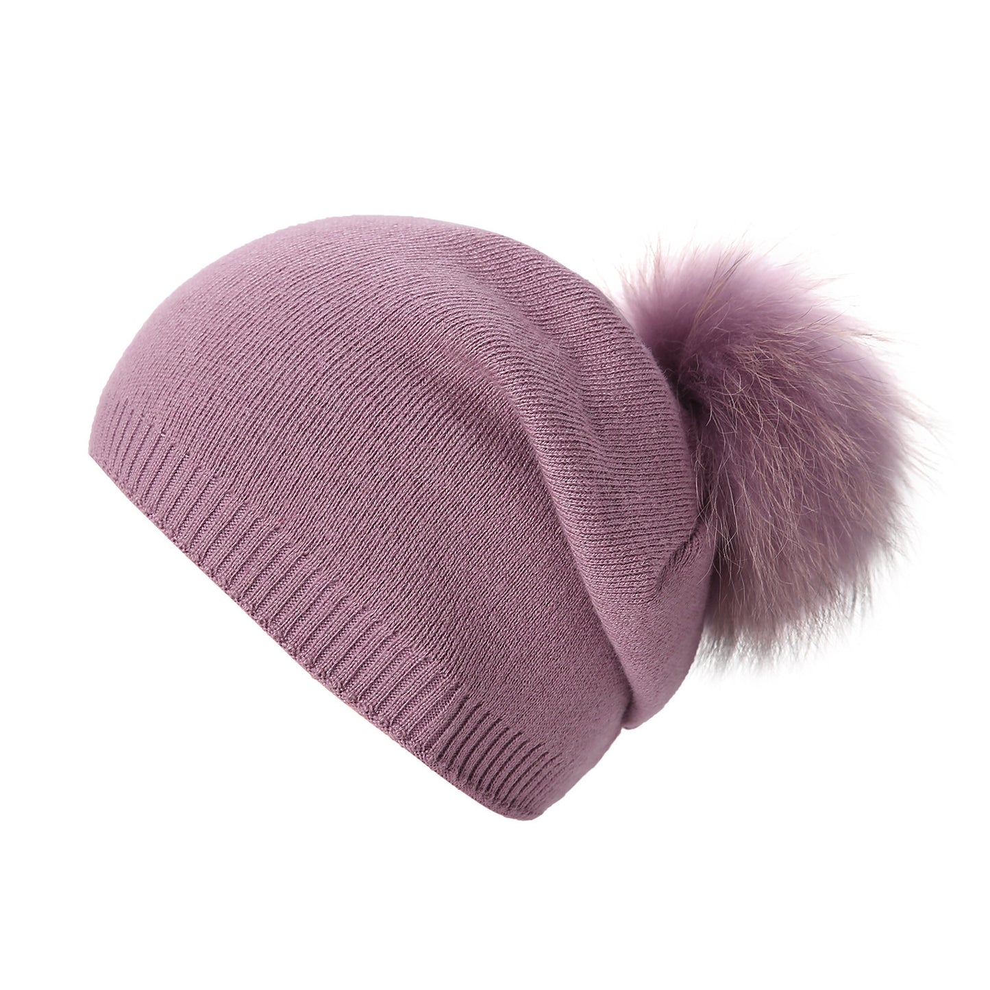 Fur Pompom Hats