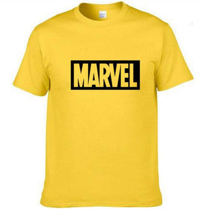 Marvel Printed T Shirt Men's Tops Tees Top Quality Cotton Casual Men Tshirt Marvel T-Shirts Man