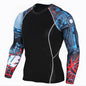 Mens Compression Shirts 3D Teen Wolf Jerseys Long Sleeve T Shirt Fitness Men Lycra MMA Crossfit T-Shirts Tights Brand Clothing