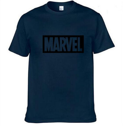 Marvel Printed T Shirt Men's Tops Tees Top Quality Cotton Casual Men Tshirt Marvel T-Shirts Man