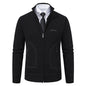 Stand Up Collar Slim Fit Lapel Trendy Thick Warm Jacket