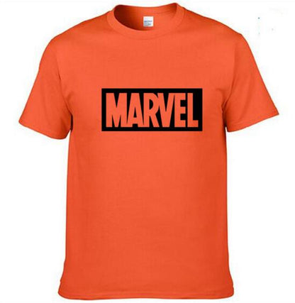 Marvel Printed T Shirt Men's Tops Tees Top Quality Cotton Casual Men Tshirt Marvel T-Shirts Man