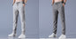 Ice Silk Pants Men'S Summer Thin Casual Pants Loose Straight Breathable