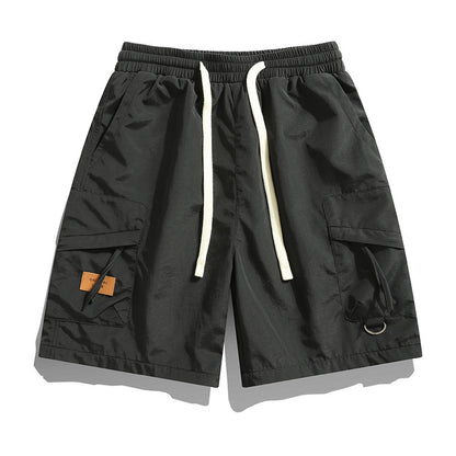 Men's Summer Thin Ice Silk Quick-drying Loose Shorts