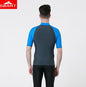 Men Lycra Surf Short Sleeve Rash Guard Anti-UV Quick Dry Surf-clothes Swimming Windsurf Diving T Shirt