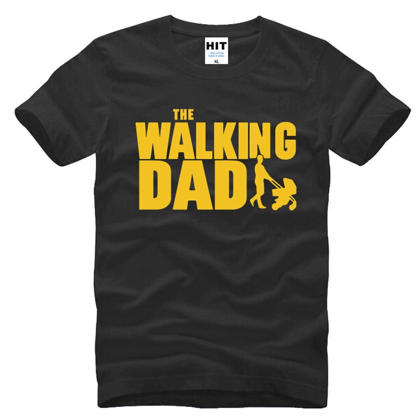 The Walking Dad Fathers Day Gift Men's Funny T-Shirt T Shirt Men Short Sleeve