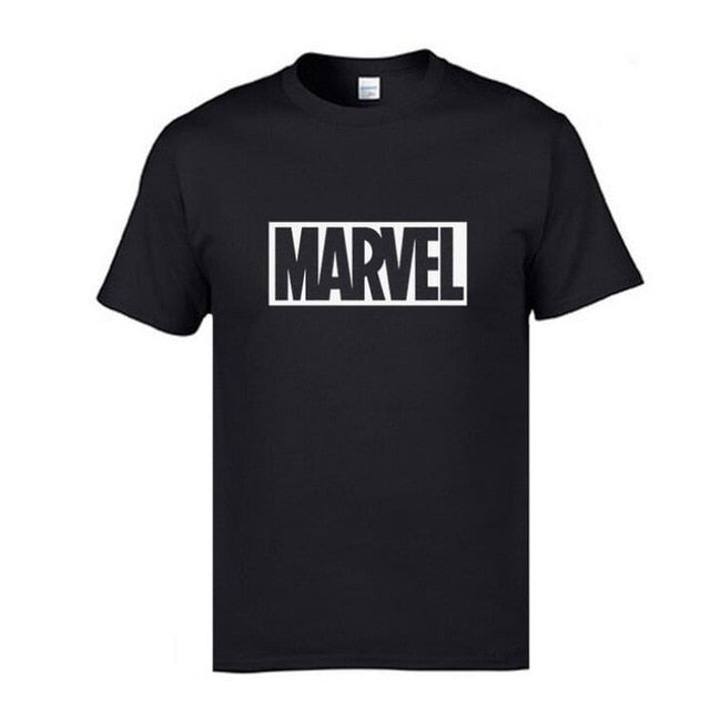 Marvel Printed T Shirt Men's Tops Tees Top Quality Cotton Casual Men Tshirt Marvel T-Shirts Man