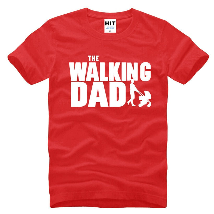 The Walking Dad Fathers Day Gift Men's Funny T-Shirt T Shirt Men Short Sleeve