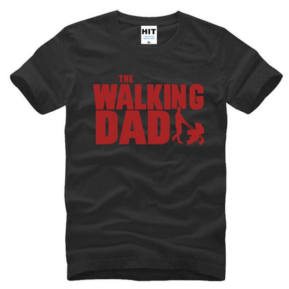 The Walking Dad Fathers Day Gift Men's Funny T-Shirt T Shirt Men Short Sleeve