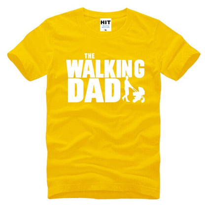 The Walking Dad Fathers Day Gift Men's Funny T-Shirt T Shirt Men Short Sleeve