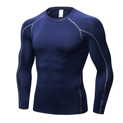 Quick Dry Compression Sport Shirt men Running Fitness t Shirt Tight rashgard Soccer Basketball Jersey Gym Demix Sportswear