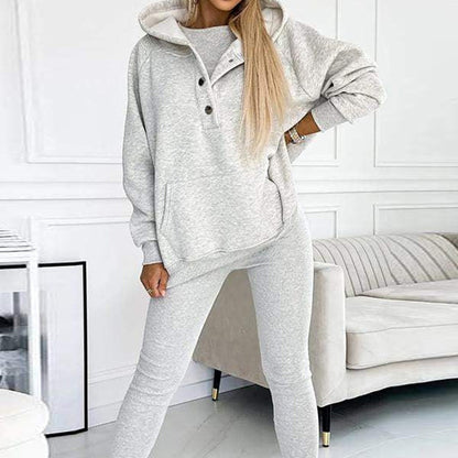 Triflex Activewear: Hoodie, Vest & Trousers Set