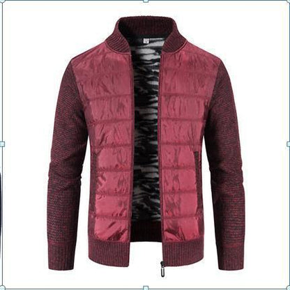 Men's Knitwear Coat Casual Turtleneck Outer Wear Sweater