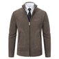 Stand Up Collar Slim Fit Lapel Trendy Thick Warm Jacket