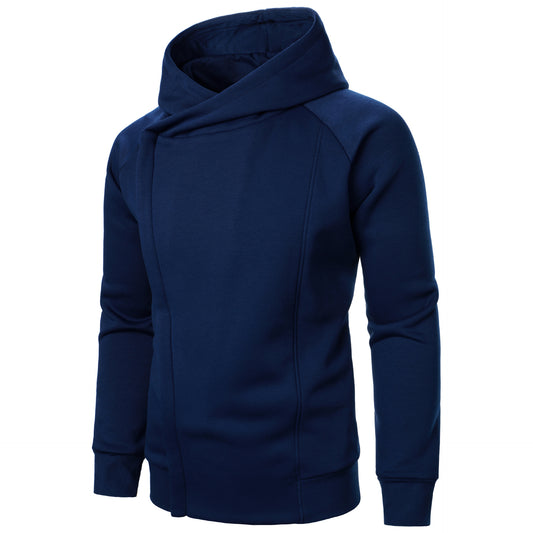 Men's Side Zipper Hooded Sweater