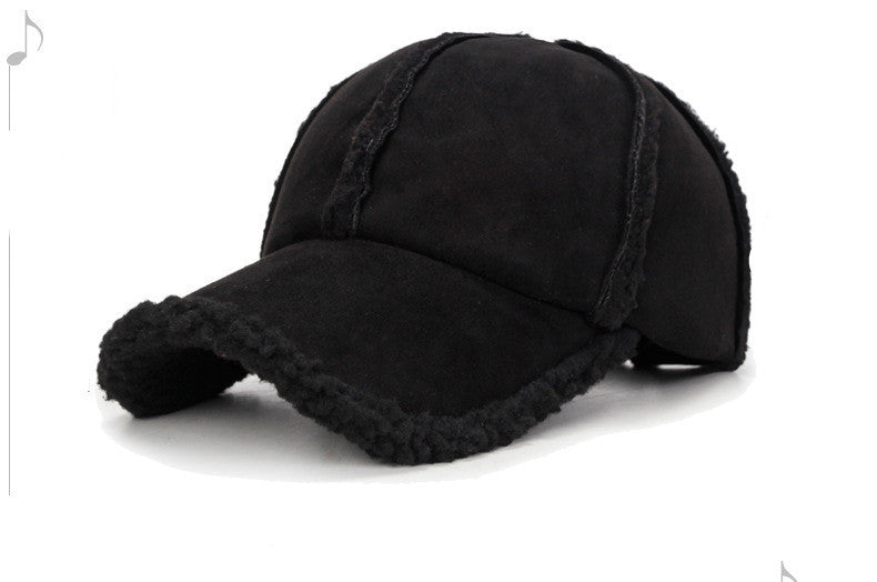 Suede parent-child baseball cap