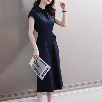 Women's New Waist Trimming Fashion Temperament Dress