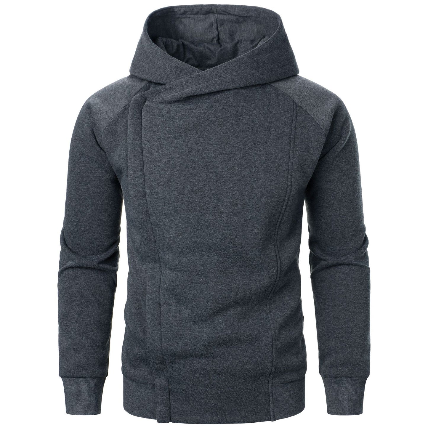 Men's Side Zipper Hooded Sweater