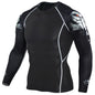 Mens Compression Shirts 3D Teen Wolf Jerseys Long Sleeve T Shirt Fitness Men Lycra MMA Crossfit T-Shirts Tights Brand Clothing