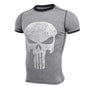 Punisher Running Shirt Men T-shirt Short Sleeve Compression Shirts Gym T Shirt Fitness Sport Shirt