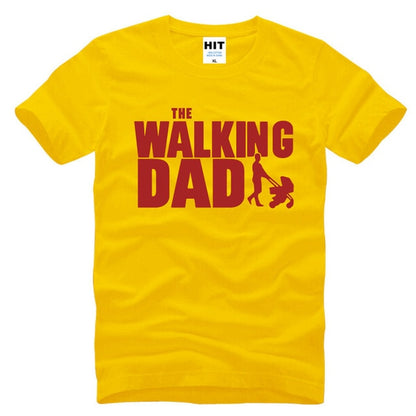 The Walking Dad Fathers Day Gift Men's Funny T-Shirt T Shirt Men Short Sleeve