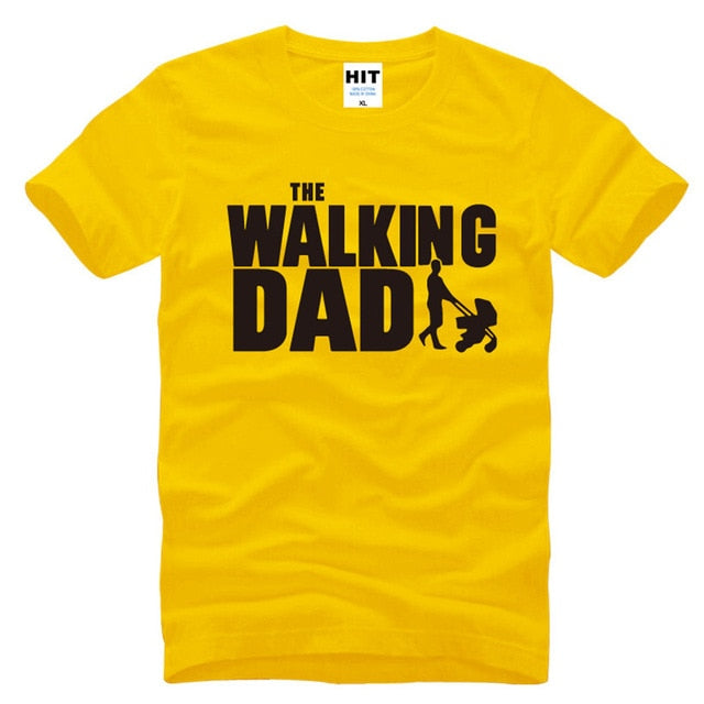 The Walking Dad Fathers Day Gift Men's Funny T-Shirt T Shirt Men Short Sleeve