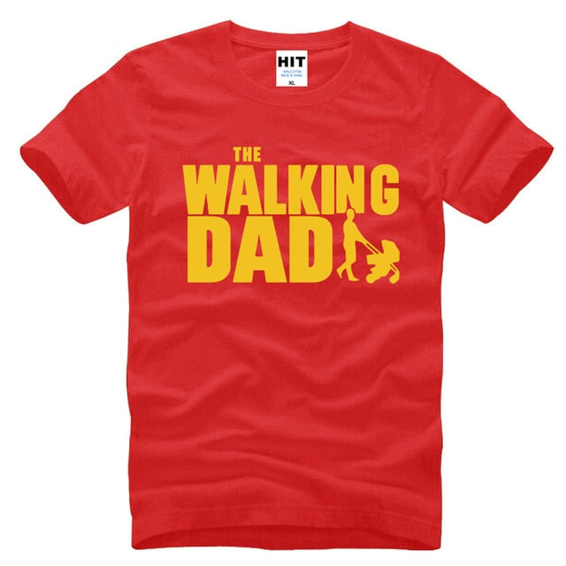 The Walking Dad Fathers Day Gift Men's Funny T-Shirt T Shirt Men Short Sleeve